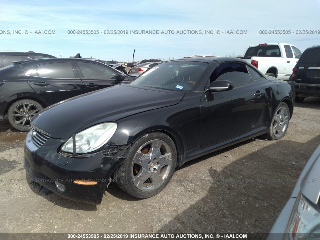 JTHFN48Y430038475 - 2003 LEXUS SC 430 BLACK photo 2