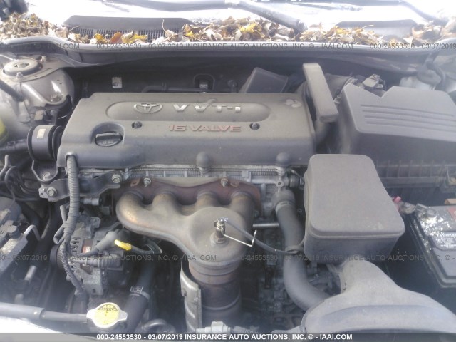 4T1BE46K17U167167 - 2007 TOYOTA CAMRY NEW GENERAT CE/LE/XLE/SE SILVER photo 10