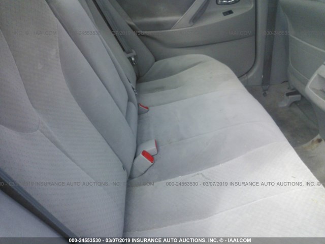 4T1BE46K17U167167 - 2007 TOYOTA CAMRY NEW GENERAT CE/LE/XLE/SE SILVER photo 8