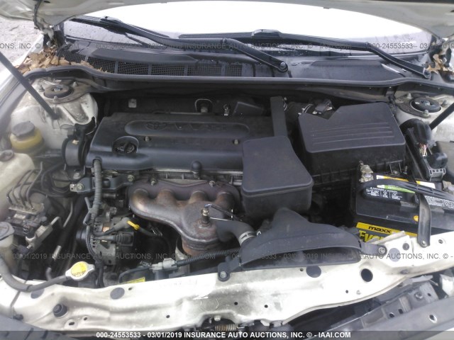 4T1BE46K88U774071 - 2008 TOYOTA CAMRY CE/LE/XLE/SE WHITE photo 10