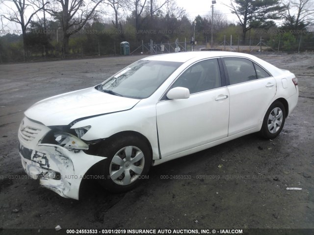 4T1BE46K88U774071 - 2008 TOYOTA CAMRY CE/LE/XLE/SE WHITE photo 2