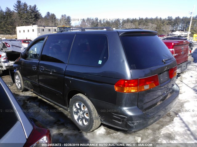 5FNRL18963B107146 - 2003 HONDA ODYSSEY EXL TEAL photo 3