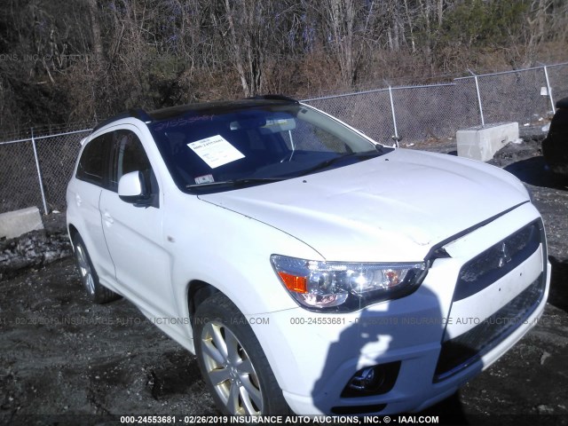 JA4AR4AU6CZ003742 - 2012 MITSUBISHI OUTLANDER SPORT SE WHITE photo 1