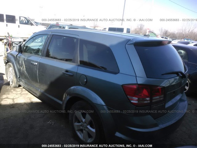 3D4GG57V69T220397 - 2009 DODGE JOURNEY SXT GRAY photo 3