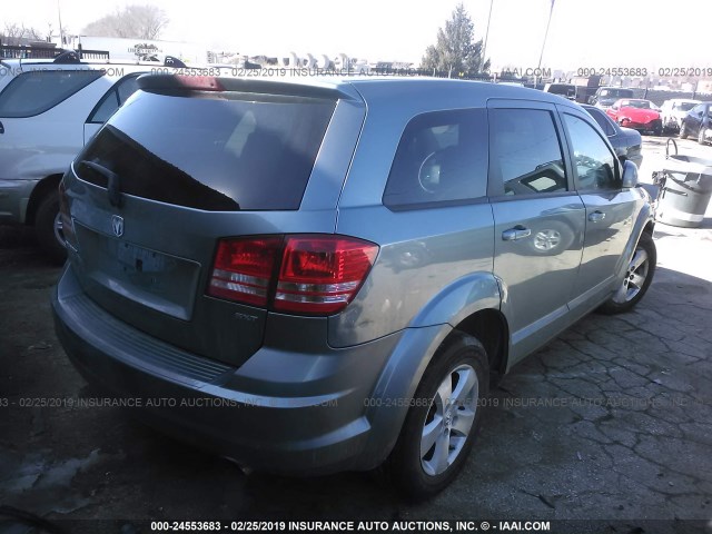 3D4GG57V69T220397 - 2009 DODGE JOURNEY SXT GRAY photo 4