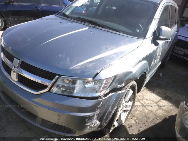 3D4GG57V69T220397 - 2009 DODGE JOURNEY SXT GRAY photo 6