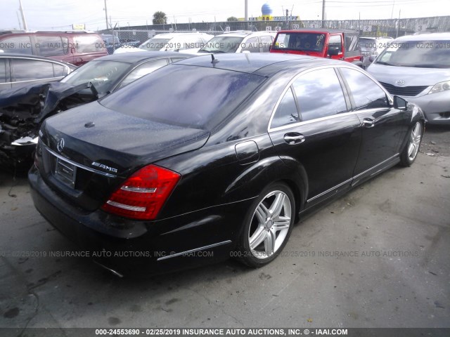 WDDNG71X37A070494 - 2007 MERCEDES-BENZ S 550 BLACK photo 4