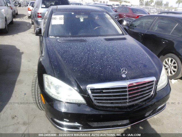 WDDNG71X37A070494 - 2007 MERCEDES-BENZ S 550 BLACK photo 6