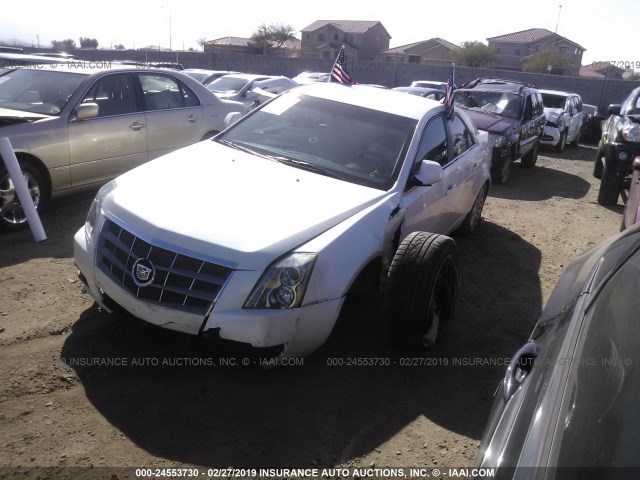 1G6DE5EG0A0102389 - 2010 CADILLAC CTS LUXURY COLLECTION WHITE photo 2