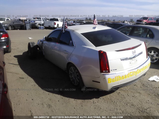 1G6DE5EG0A0102389 - 2010 CADILLAC CTS LUXURY COLLECTION WHITE photo 3