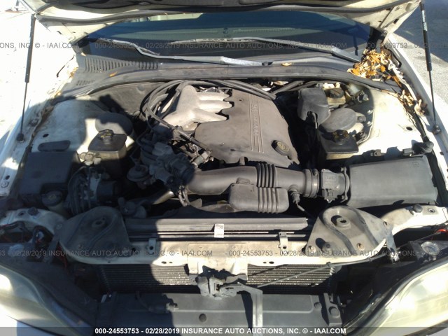 1LNHM86S7YY602370 - 2000 LINCOLN LS WHITE photo 10