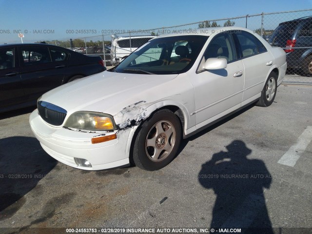 1LNHM86S7YY602370 - 2000 LINCOLN LS WHITE photo 2