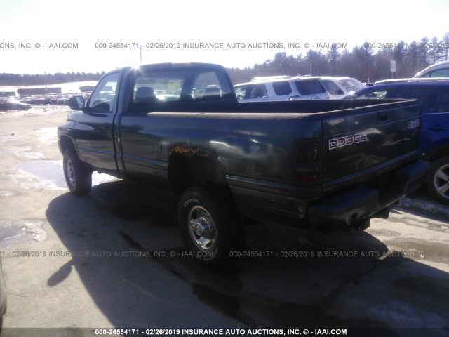 3B7KF26Z6XM514824 - 1999 DODGE RAM 2500 GREEN photo 3