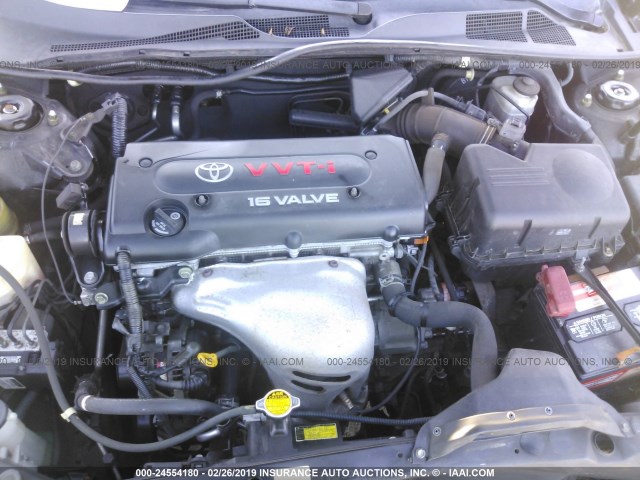 4T1BE30KX4U355815 - 2004 TOYOTA CAMRY LE/XLE/SE BLACK photo 10