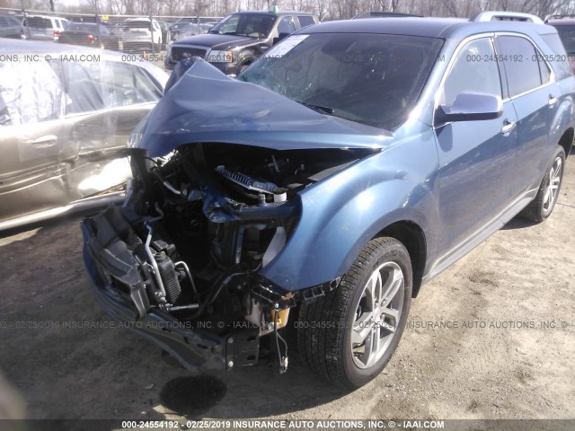 2GNFLGEK5H6173334 - 2017 CHEVROLET EQUINOX PREMIER BLUE photo 2