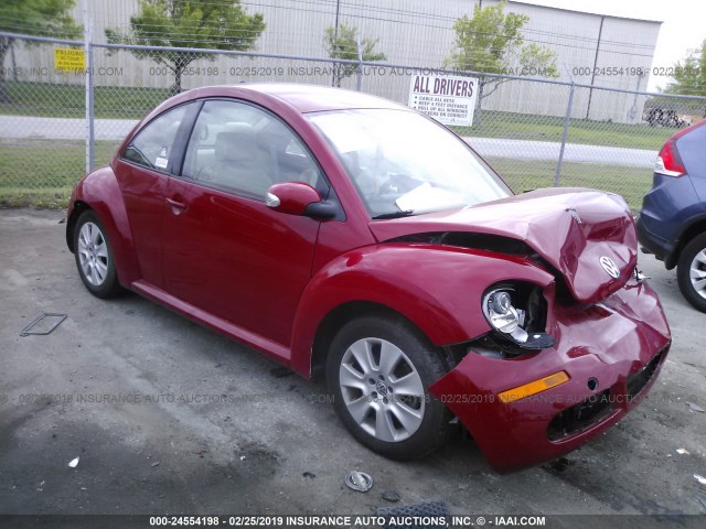 3VWPW31C89M506402 - 2009 VOLKSWAGEN NEW BEETLE S RED photo 1