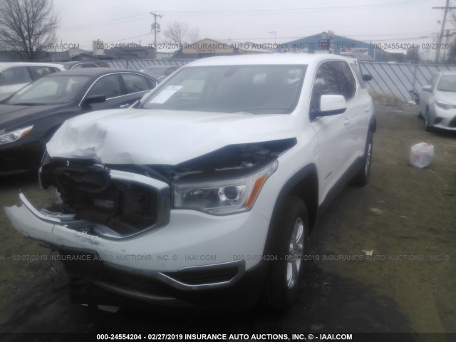 1GKKNKLA3KZ193287 - 2019 GMC ACADIA SLE WHITE photo 2