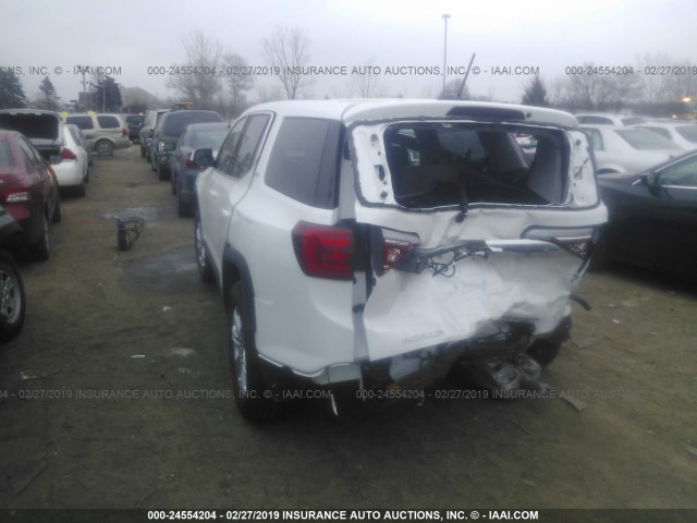 1GKKNKLA3KZ193287 - 2019 GMC ACADIA SLE WHITE photo 3