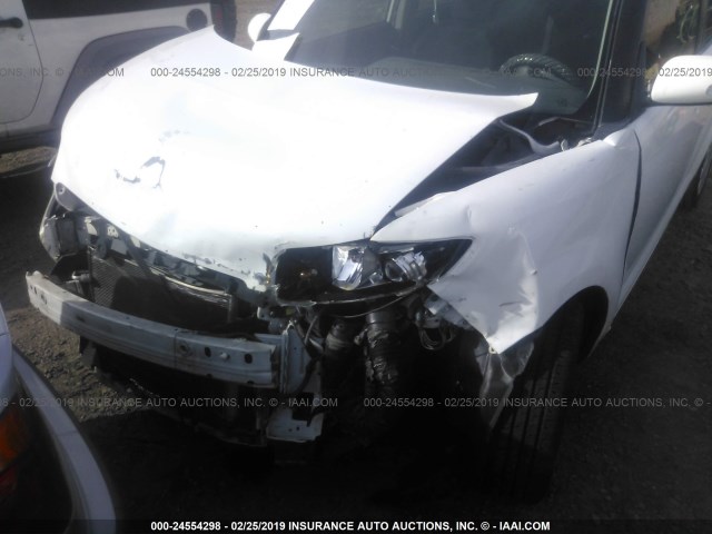 JTLKE50E581045657 - 2008 TOYOTA SCION XB თეთრი ფოტო 6