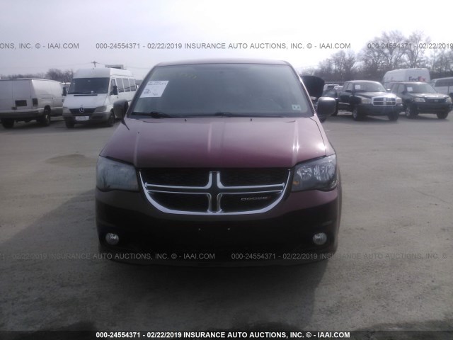 2C4RDGBG5FR650438 - 2015 DODGE GRAND CARAVAN SE RED photo 6