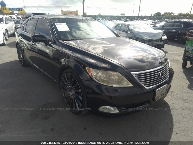 JTHBL46F585069993 - 2008 LEXUS LS 460 BLACK photo 1