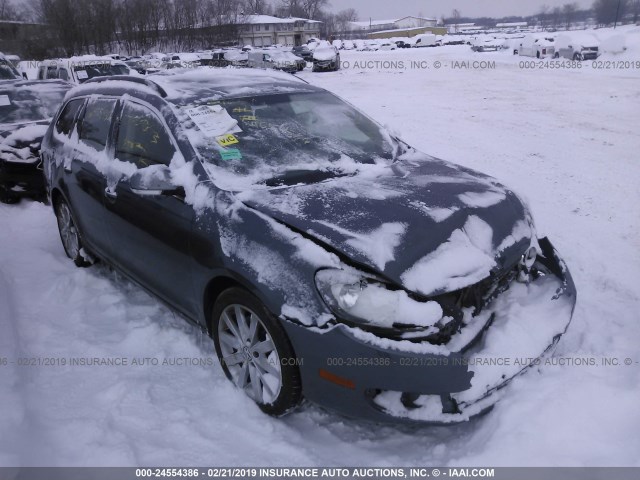 3VWML7AJ9CM667110 - 2012 VOLKSWAGEN JETTA TDI GRAY photo 1