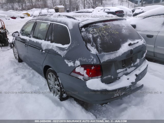 3VWML7AJ9CM667110 - 2012 VOLKSWAGEN JETTA TDI GRAY photo 3