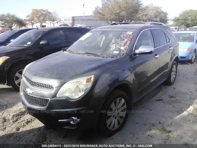 2CNFLGEW0A6287626 - 2010 CHEVROLET EQUINOX LTZ BLACK photo 2