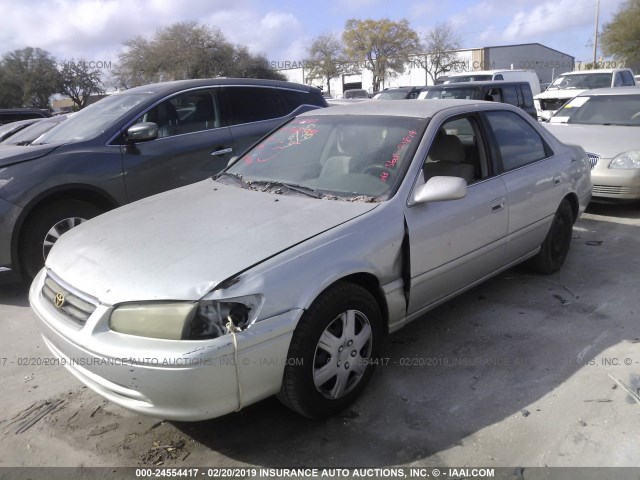 4T1BG22K21U036924 - 2001 TOYOTA CAMRY CE/LE/XLE SILVER photo 2