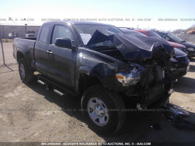 5TFSX5EN0HX050003 - 2017 TOYOTA TACOMA ACCESS CAB/SR/SR5 BLACK photo 1