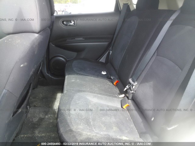 JN8AS5MT0BW155961 - 2011 NISSAN ROGUE S/SV/KROM WHITE photo 8