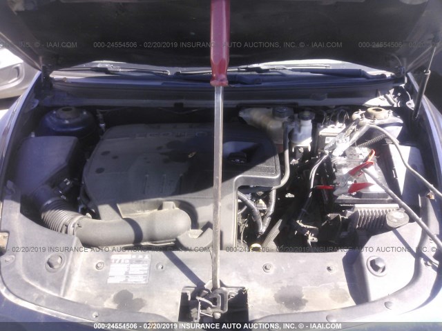 1G1ZB5EB3AF270419 - 2010 CHEVROLET MALIBU LS BLUE photo 10