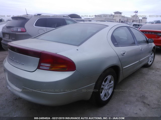 2B3HD56J3YH186890 - 2000 DODGE INTREPID ES GREEN photo 4