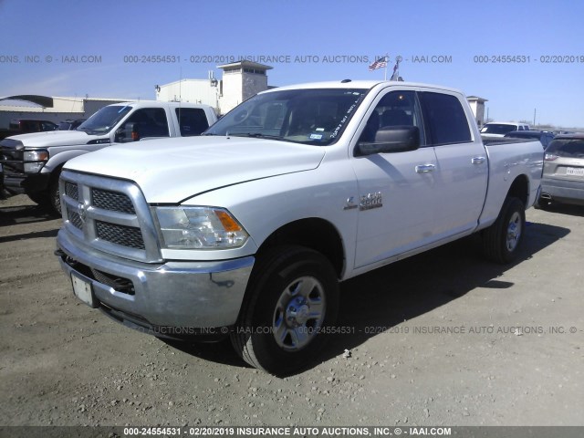 3C6UR5DL5JG245793 - 2018 RAM 2500 SLT WHITE photo 2