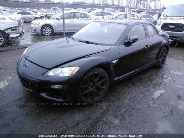 JM1FE17M990402932 - 2009 MAZDA RX8 BLACK photo 2