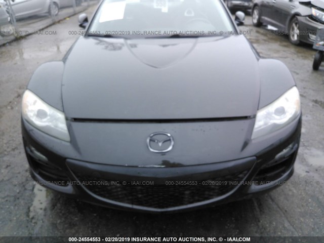 JM1FE17M990402932 - 2009 MAZDA RX8 BLACK photo 6