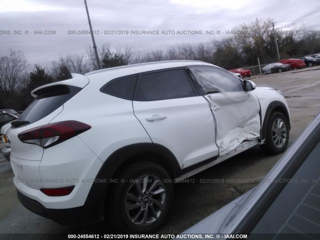 KM8J33A46JU684282 - 2018 HYUNDAI TUCSON LIMITED/SPORT AND ECO/SE WHITE photo 6