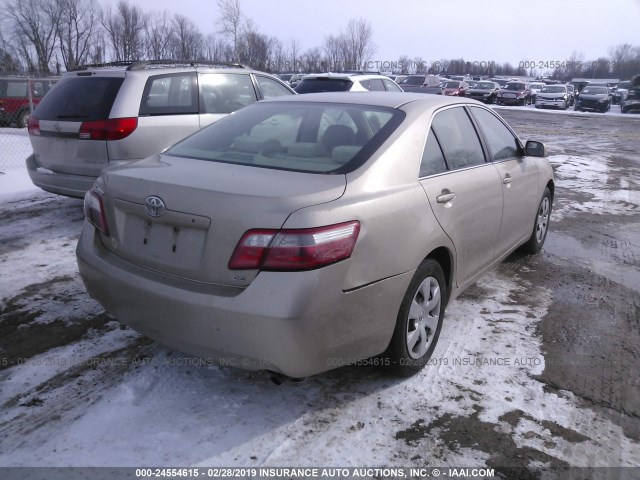 4T1BE46K77U152317 - 2007 TOYOTA CAMRY NEW GENERAT CE/LE/XLE/SE GOLD photo 4