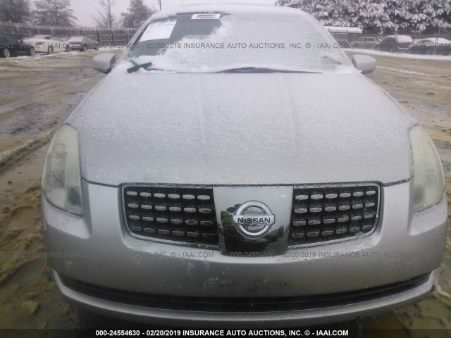 1N4BA41E44C924023 - 2004 NISSAN MAXIMA SE/SL SILVER photo 6