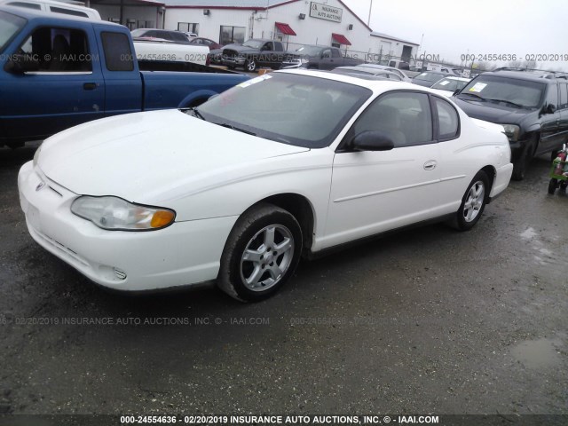 2G1WW12E339348188 - 2003 CHEVROLET MONTE CARLO LS 白色 照片 2