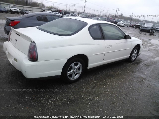 2G1WW12E339348188 - 2003 CHEVROLET MONTE CARLO LS 白色 照片 4