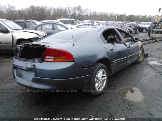 2B3HD46R3YH270465 - 2000 DODGE INTREPID TURQUOISE photo 4