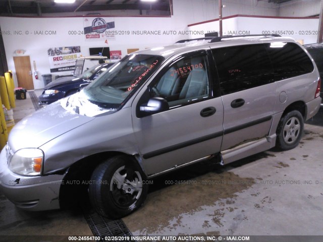 2FMZA51616BA15243 - 2006 FORD FREESTAR SE SILVER photo 2