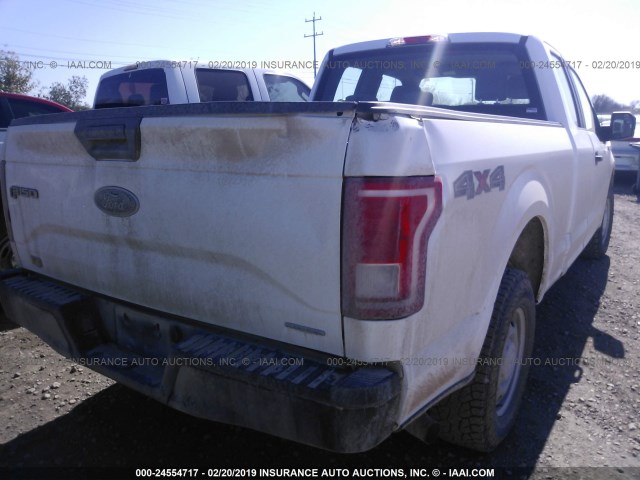 1FTFX1EF0FKE77887 - 2015 FORD F150 SUPER CAB WHITE photo 6