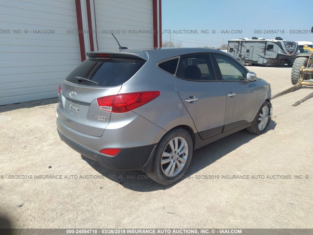 KM8JU3AC2BU222162 - 2011 HYUNDAI TUCSON GLS/LIMITED 灰色 照片 4