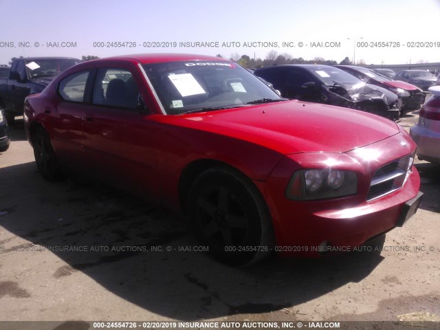 2B3KA43G67H837963 - 2007 DODGE CHARGER SE/SXT RED photo 1