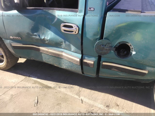 1GCEC14T01Z232649 - 2001 CHEVROLET SILVERADO C1500 TEAL photo 6