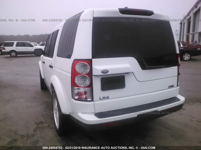 SALAG2D40CA601117 - 2012 LAND ROVER LR4 HSE WHITE photo 3