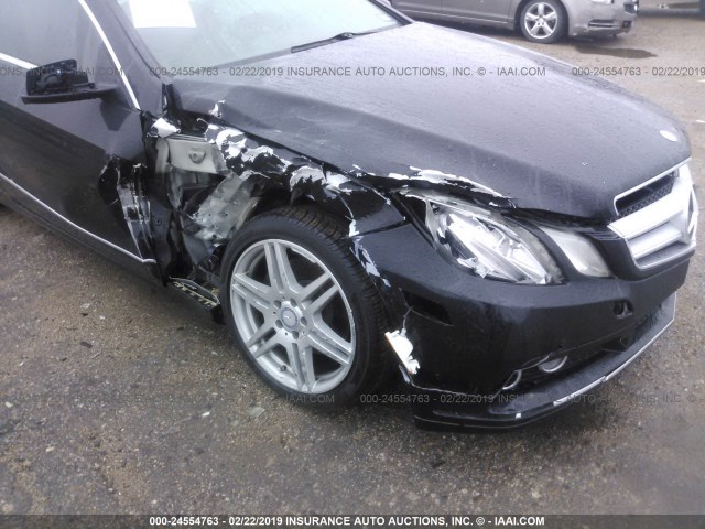 WDDKJ5GB2AF036447 - 2010 MERCEDES-BENZ E 350 BLACK photo 6