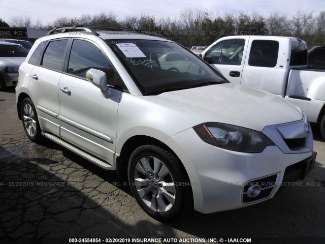 5J8TB2H58BA000295 - 2011 ACURA RDX TECHNOLOGY WHITE photo 1